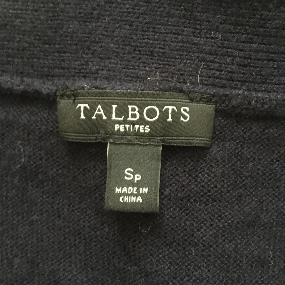 Talbots | Flyaway Cardigan-Intarsia-Anchor Back - Picture 3 of 5